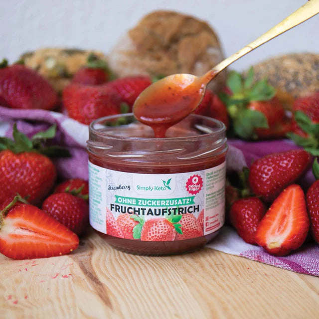 Simply Keto, Strawberry Fruit Spread With Erythritol 230g