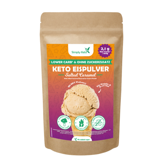 Simply Keto, soolakaramellimaitseline jäätise pulber 100g