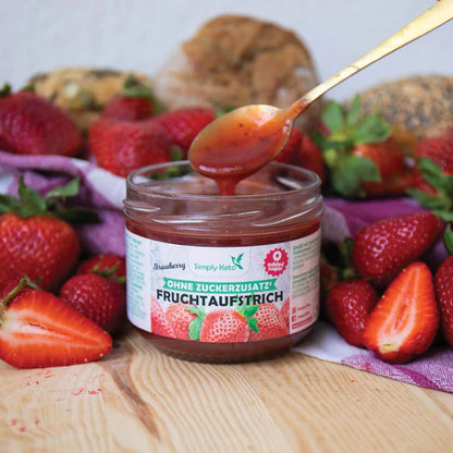Simply Keto, maasikamoos erütritooliga 230g