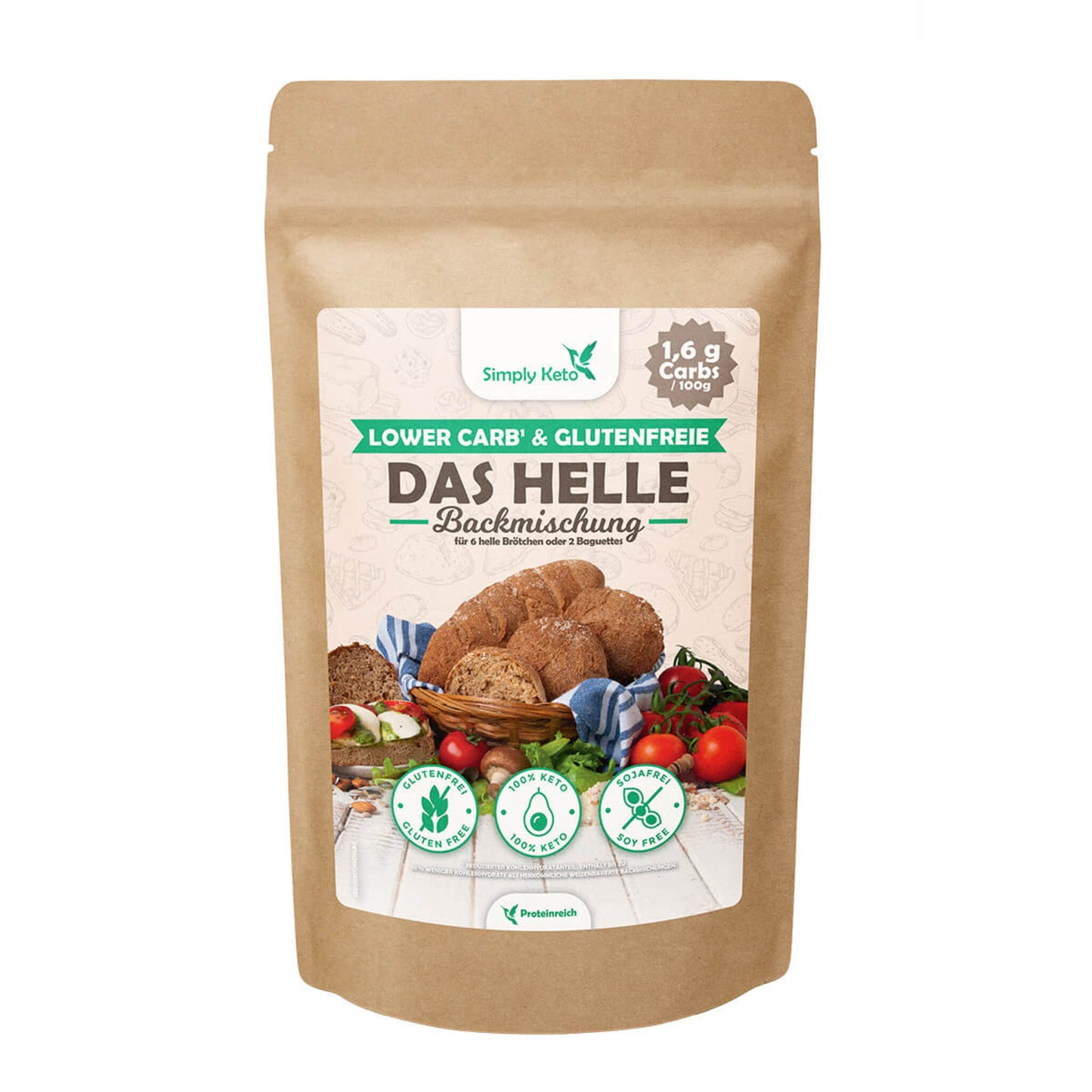 Simply Keto, "Das Helle" saia küpsetussegu 260g